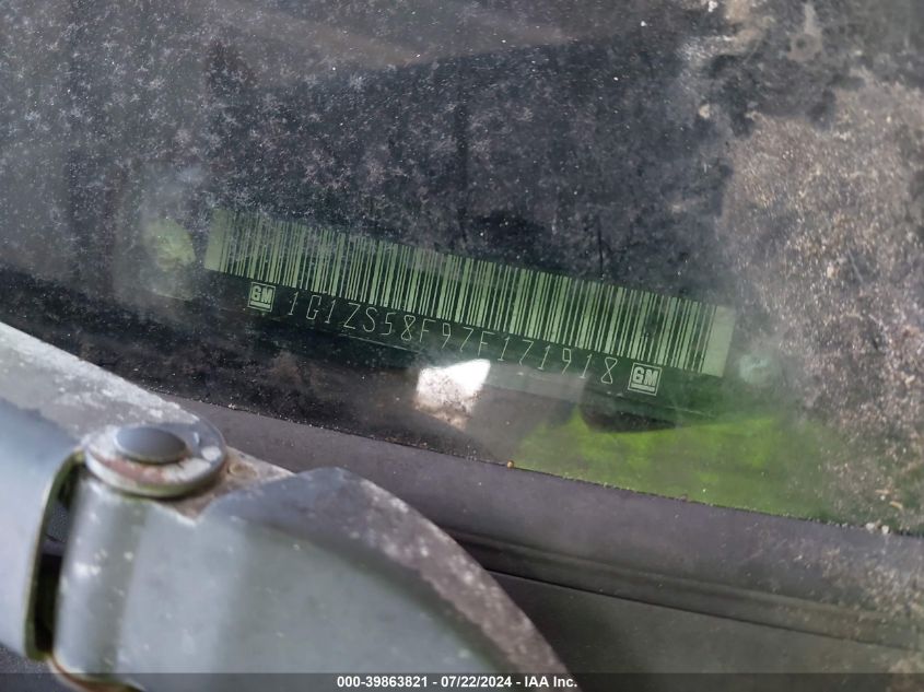 2007 Chevrolet Malibu Ls VIN: 1G1ZS58F97F171918 Lot: 39863821