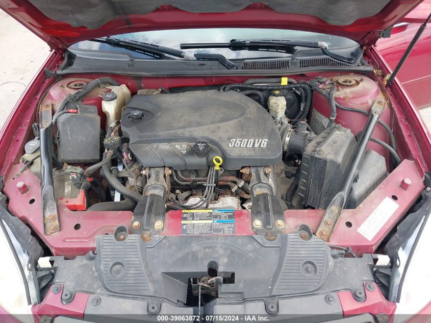 2006 Chevrolet Impala Lt VIN: 2G1WT58K869419502 Lot: 39863872