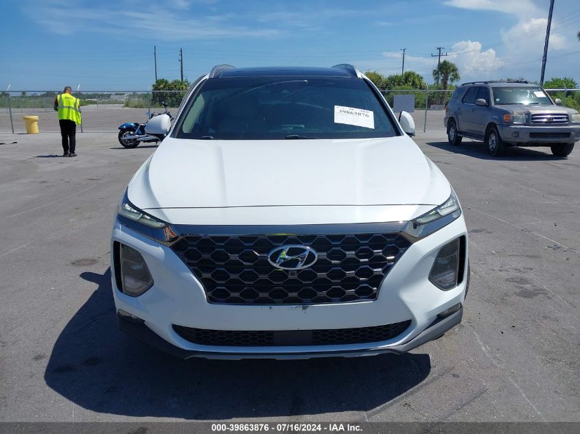 2020 Hyundai Santa Fe Limited VIN: 5NMS53AD8LH262480 Lot: 39863876