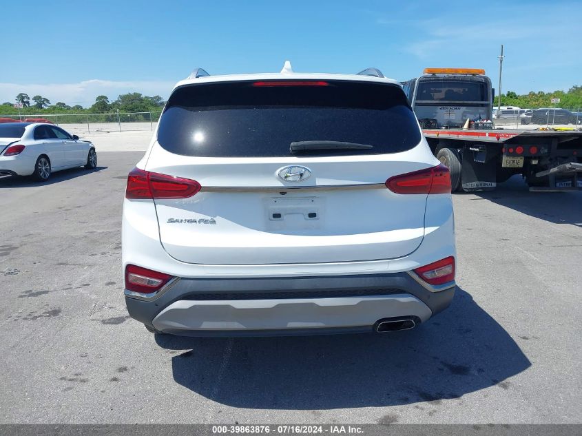 2020 Hyundai Santa Fe Limited VIN: 5NMS53AD8LH262480 Lot: 39863876