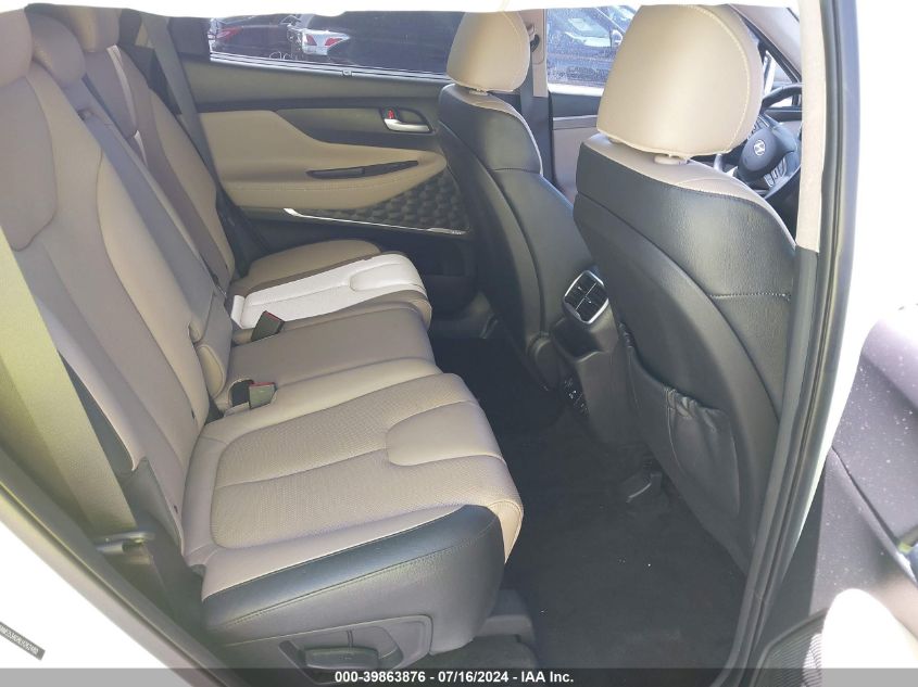 2020 Hyundai Santa Fe Limited VIN: 5NMS53AD8LH262480 Lot: 39863876