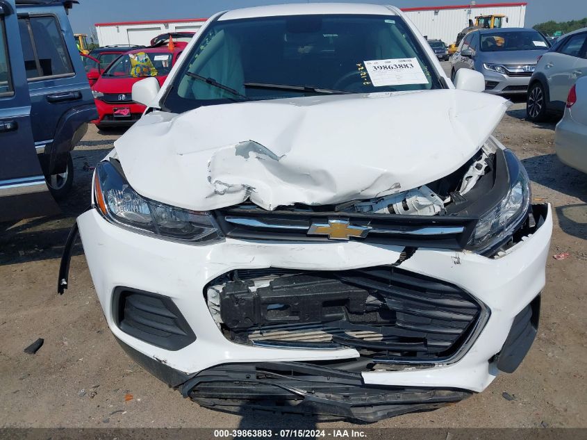 2020 Chevrolet Trax Fwd Ls VIN: 3GNCJKSB2LL307317 Lot: 39863883