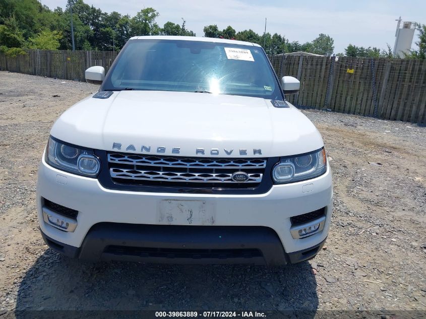 2016 Land Rover Range Rover Sport 3.0L V6 Supercharged Hse VIN: SALWR2PF9GA659939 Lot: 39863889