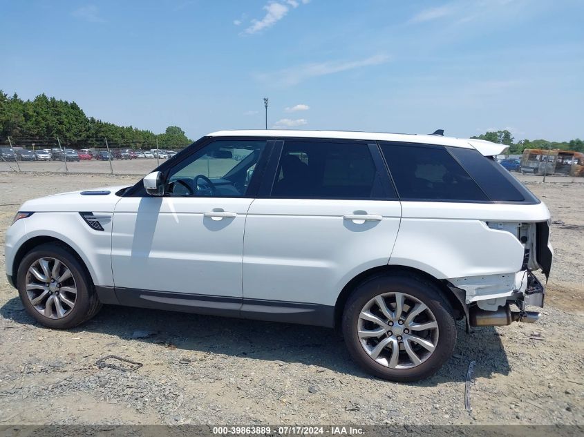 2016 Land Rover Range Rover Sport 3.0L V6 Supercharged Hse VIN: SALWR2PF9GA659939 Lot: 39863889