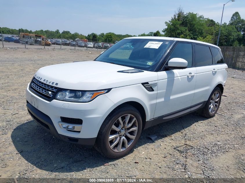 VIN SALWR2PF9GA659939 2016 LAND ROVER RANGE ROVER SPORT no.2