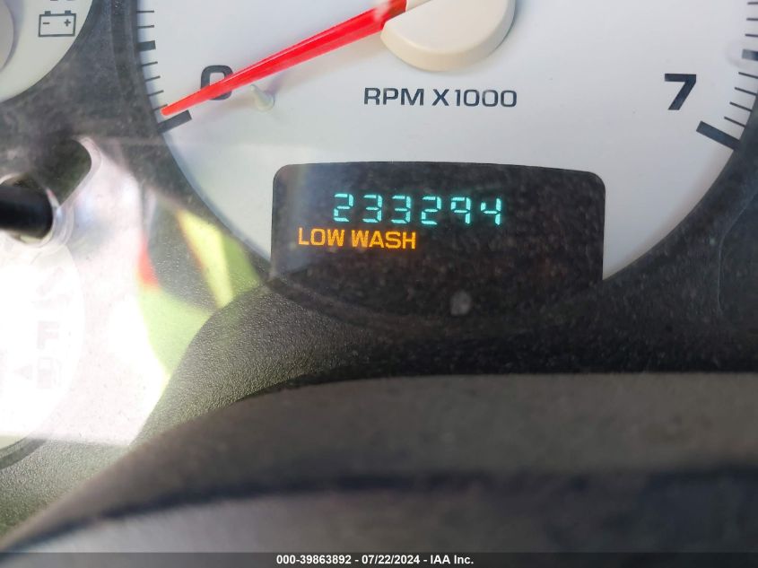 2002 Dodge Ram 1500 St VIN: 3D7HA18ZX2G178303 Lot: 39863892