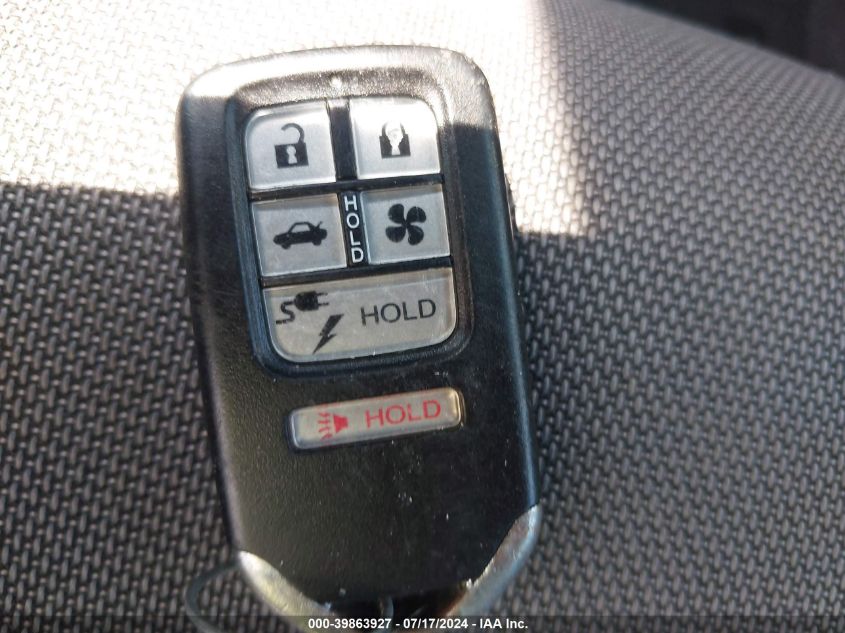 2018 Honda Clarity Plug-In Hybrid VIN: JHMZC5F15JC012235 Lot: 39863927