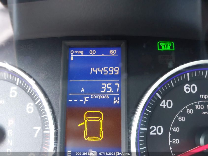 2010 Honda Cr-V Ex-L VIN: 5J6RE3H76AL009145 Lot: 39863937