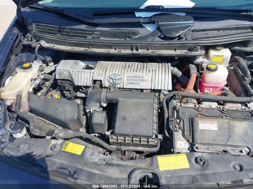 2013 Toyota Prius Three VIN: JTDKN3DU6D0339540 Lot: 39863952