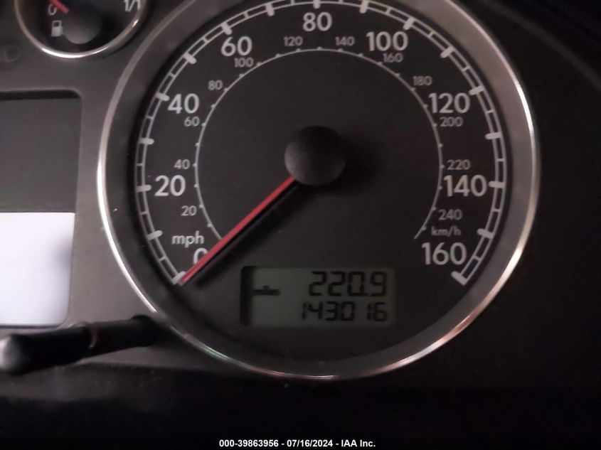 2004 Volkswagen Passat Gl VIN: WVWMD63B64E032885 Lot: 39863956