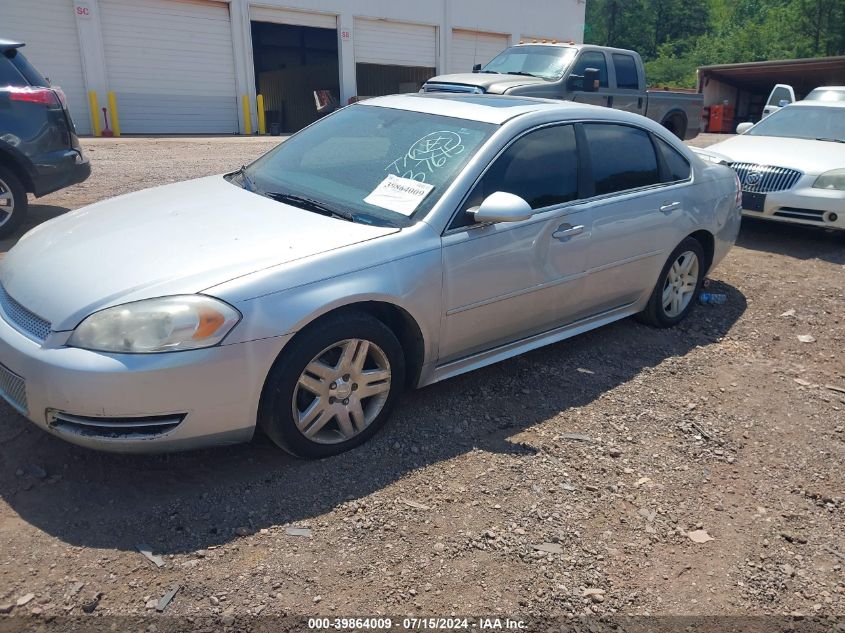 2012 Chevrolet Impala Lt VIN: 2G1WG5E38C1137615 Lot: 39864009