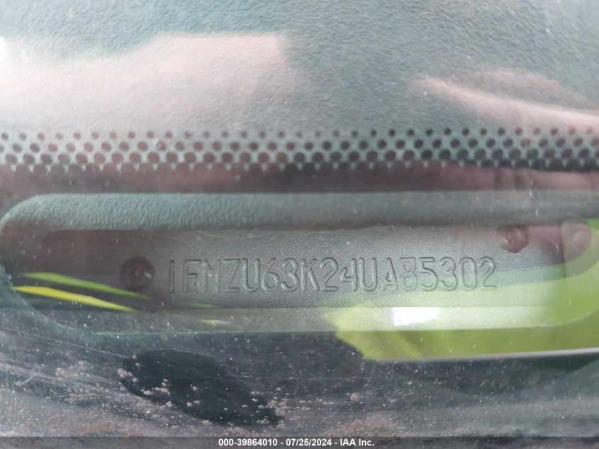 2004 Ford Explorer Xlt VIN: 1FMZU63K24UA85302 Lot: 39864010