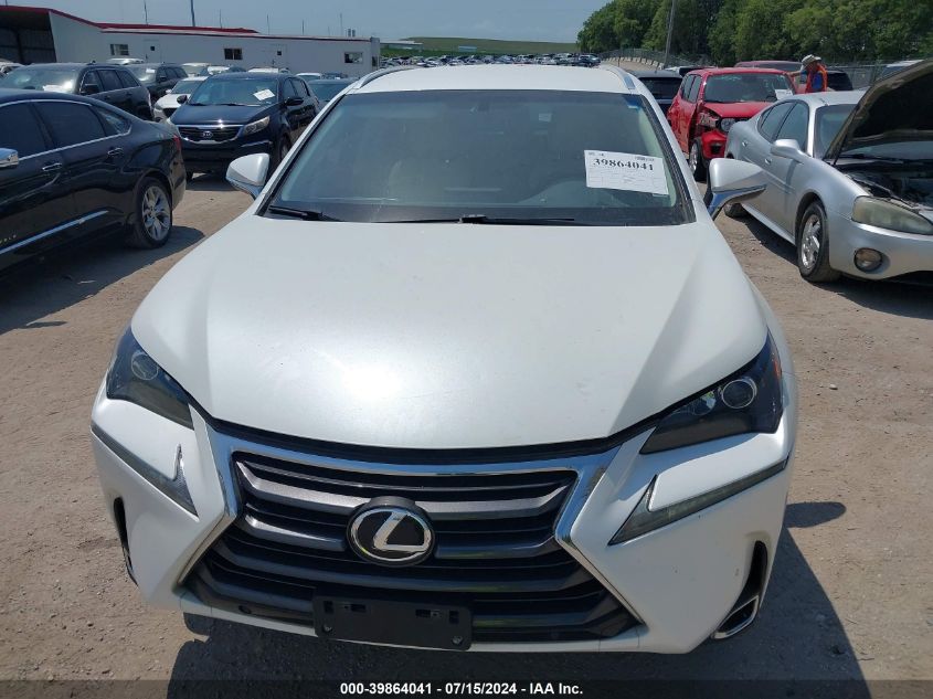 2017 Lexus Nx 200T VIN: JTJBARBZ2H2112088 Lot: 39864041