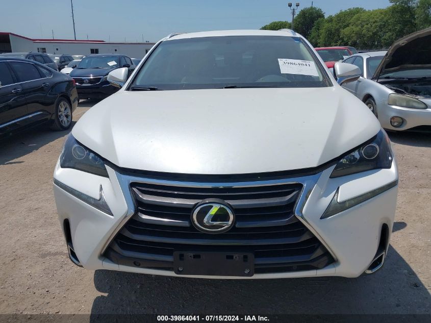 2017 Lexus Nx 200T VIN: JTJBARBZ2H2112088 Lot: 39864041