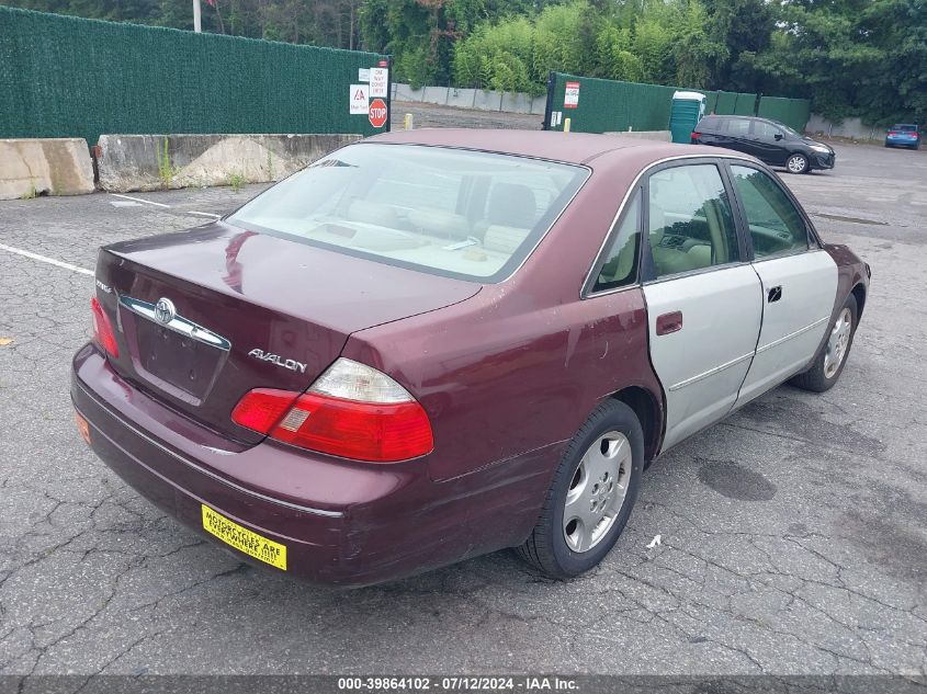 4T1BF28B74U373071 | 2004 TOYOTA AVALON