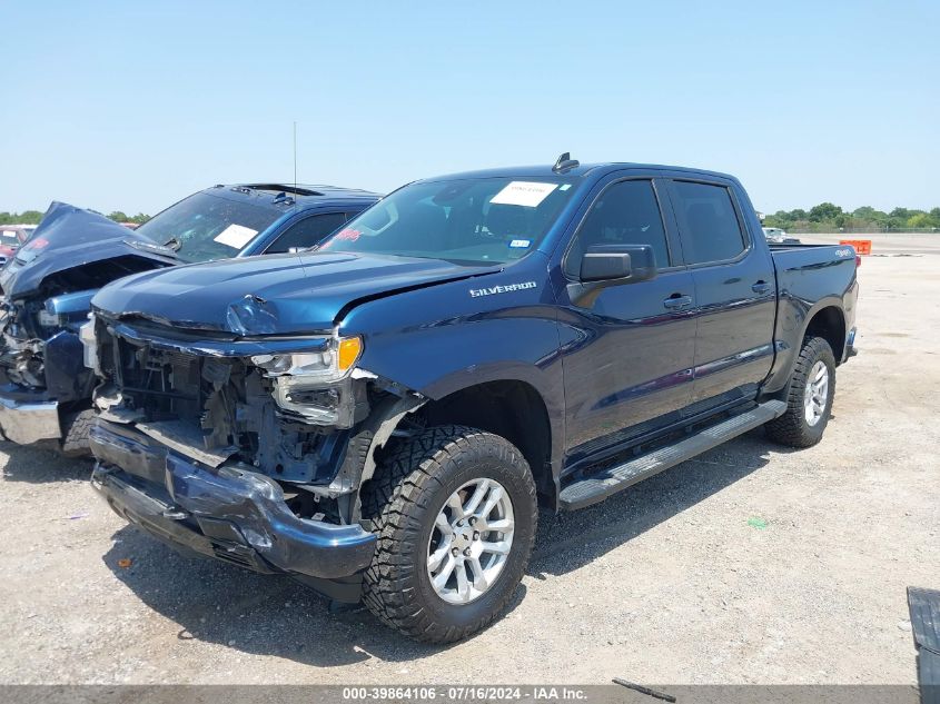 2022 Chevrolet Silverado 1500 4Wd Short Bed Rst VIN: 3GCUDEED0NG527988 Lot: 39864106