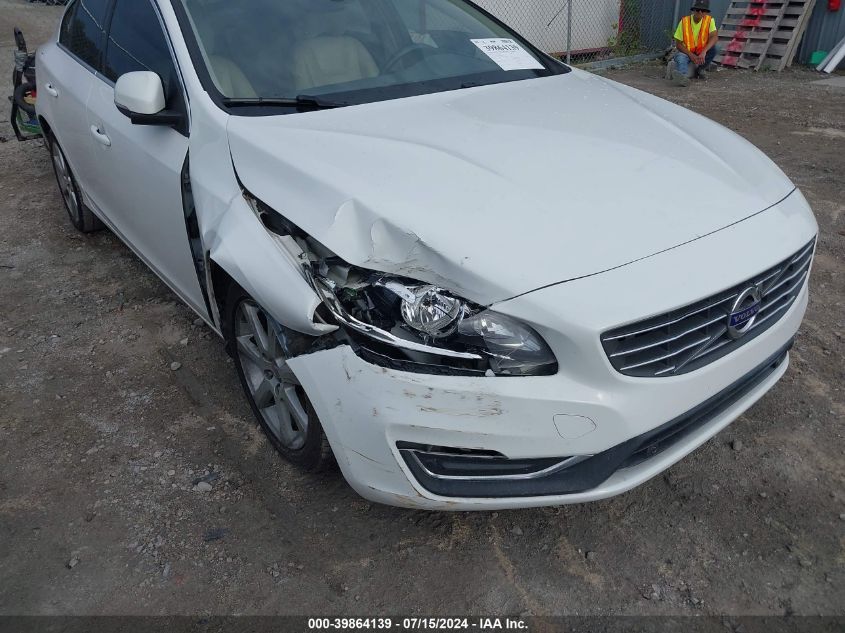 2016 VOLVO S60 PREMIER - YV126MFK7G2410472
