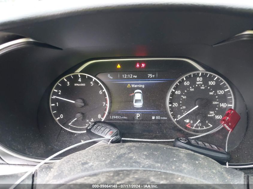 2019 NISSAN MAXIMA 3.5 SV - 1N4AA6AV1KC364255