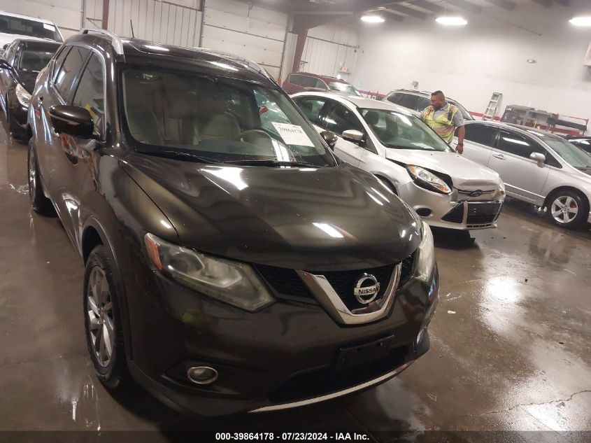 2015 Nissan Rogue Sl VIN: 5N1AT2MV1FC853748 Lot: 39864178