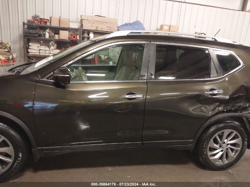 2015 Nissan Rogue Sl VIN: 5N1AT2MV1FC853748 Lot: 39864178