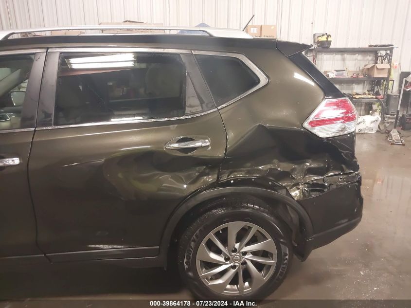 2015 Nissan Rogue Sl VIN: 5N1AT2MV1FC853748 Lot: 39864178