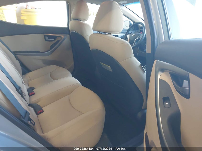 2012 Hyundai Elantra Gls (Ulsan Plant) VIN: KMHDH4AE0CU281902 Lot: 39864184