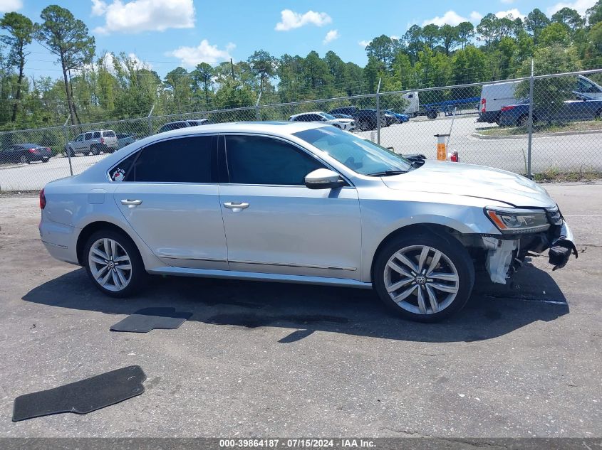 2017 Volkswagen Passat 1.8T Sel Premium VIN: 1VWCT7A37HC066655 Lot: 39864187