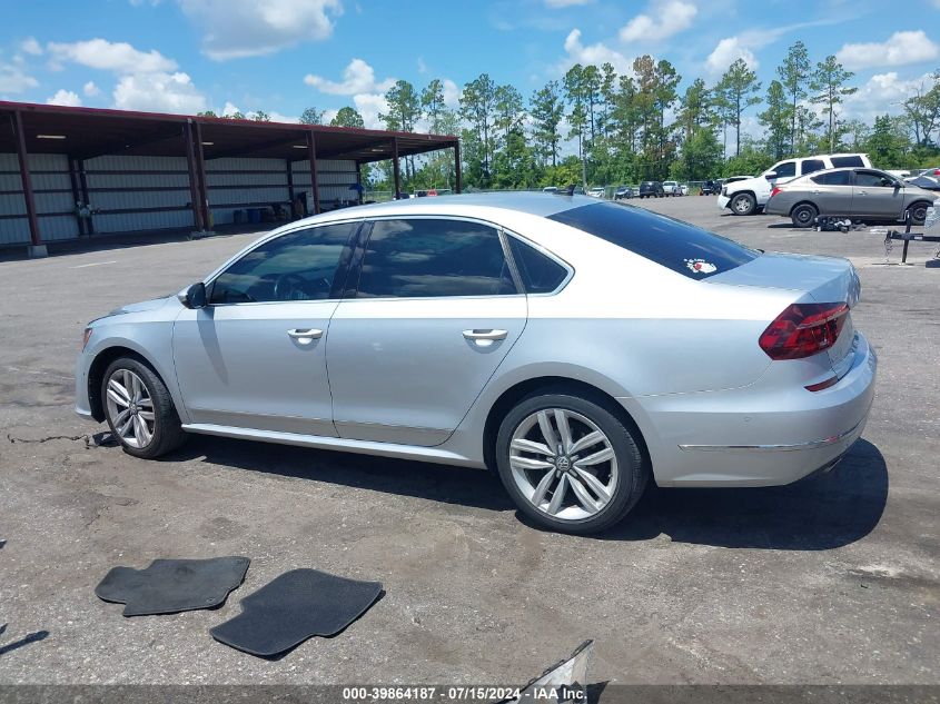 2017 Volkswagen Passat 1.8T Sel Premium VIN: 1VWCT7A37HC066655 Lot: 39864187