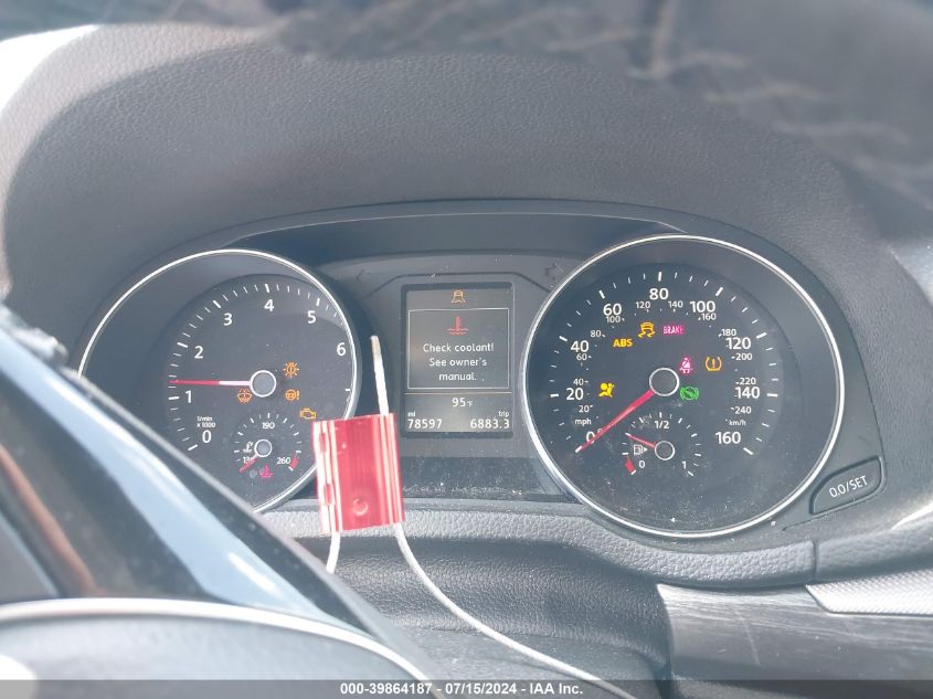 2017 Volkswagen Passat 1.8T Sel Premium VIN: 1VWCT7A37HC066655 Lot: 39864187