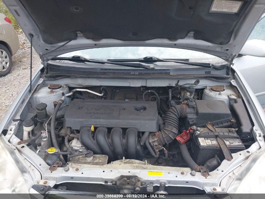 2008 Toyota Corolla Le VIN: 2T1BR32EX8C905551 Lot: 39864209