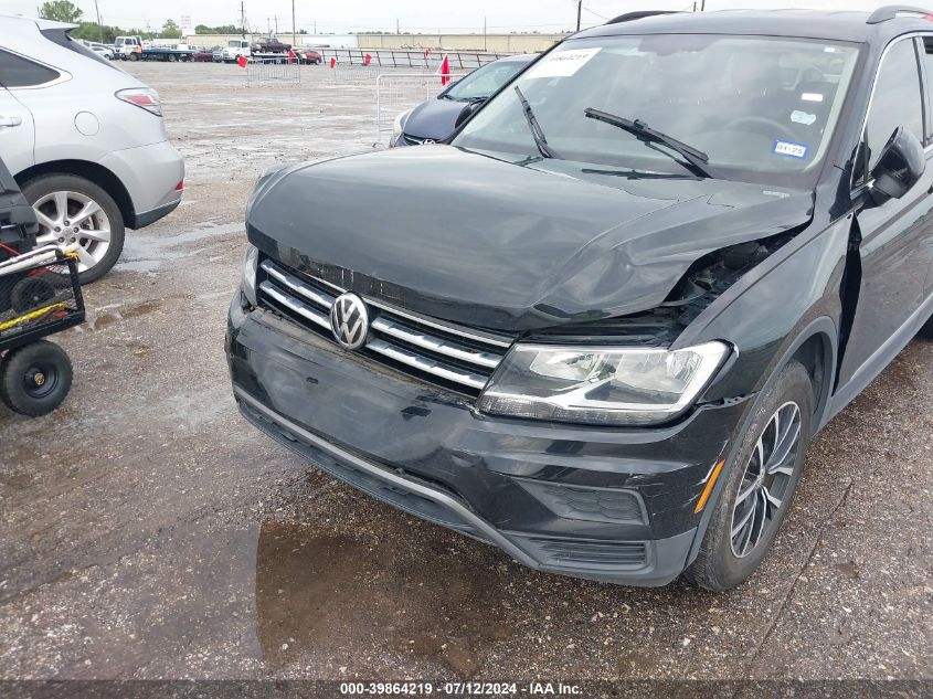 2021 Volkswagen Tiguan 2.0T Se/2.0T Se R-Line Black/2.0T Sel VIN: 3VV3B7AX7MM004286 Lot: 39864219