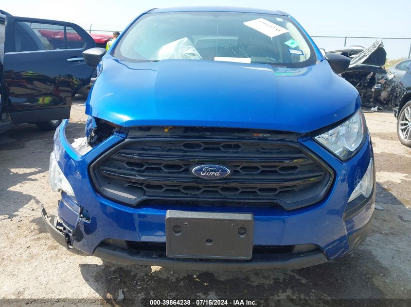 2020 Ford Ecosport S VIN: MAJ3S2FE4LC322834 Lot: 39864238