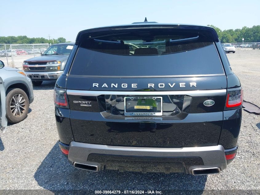 2019 Land Rover Range Rover Sport Hse VIN: SALWR2RV3KA835851 Lot: 39864279