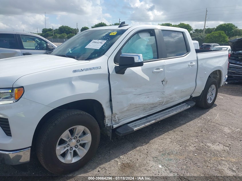 VIN 1GCPACEK3PZ114362 2023 CHEVROLET SILVERADO 1500 2WD  SHORT BED LT