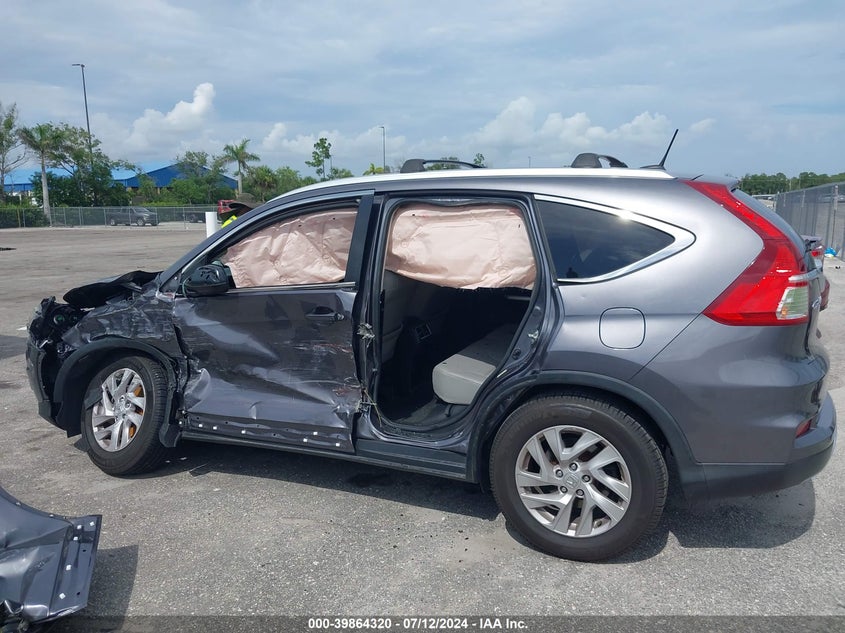 2015 Honda Cr-V Ex-L VIN: 2HKRM3H7XFH523097 Lot: 39864320