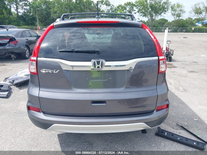 2015 Honda Cr-V Ex-L VIN: 2HKRM3H7XFH523097 Lot: 39864320