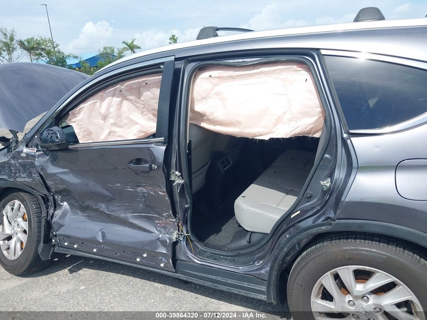 2015 Honda Cr-V Ex-L VIN: 2HKRM3H7XFH523097 Lot: 39864320