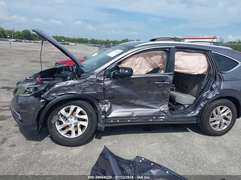 2015 Honda Cr-V Ex-L VIN: 2HKRM3H7XFH523097 Lot: 39864320