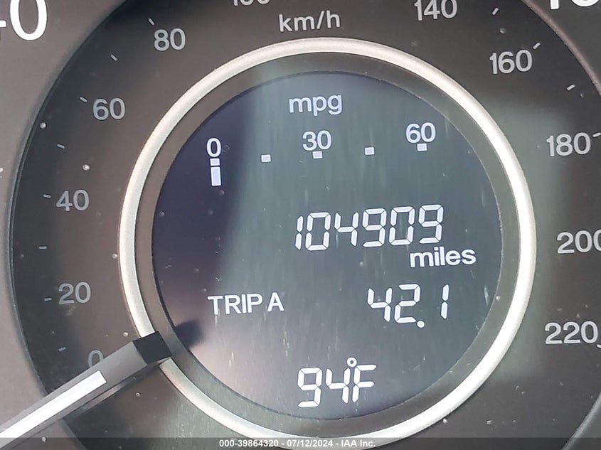 2015 Honda Cr-V Ex-L VIN: 2HKRM3H7XFH523097 Lot: 39864320