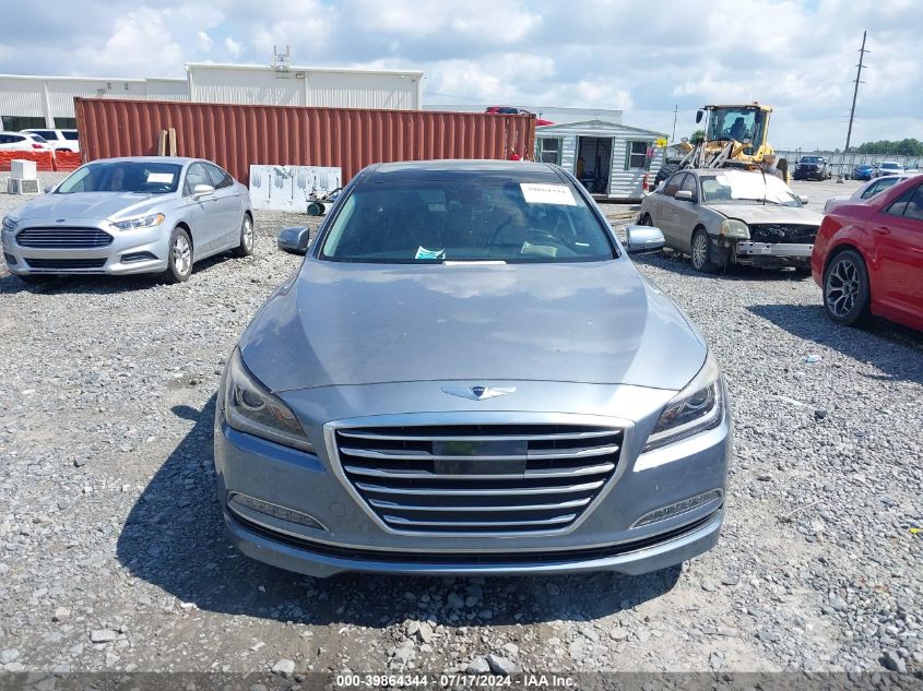 2015 Hyundai Genesis 5.0 VIN: KMHGN4JF7FU052829 Lot: 39864344