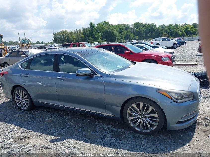 2015 Hyundai Genesis 5.0 VIN: KMHGN4JF7FU052829 Lot: 39864344