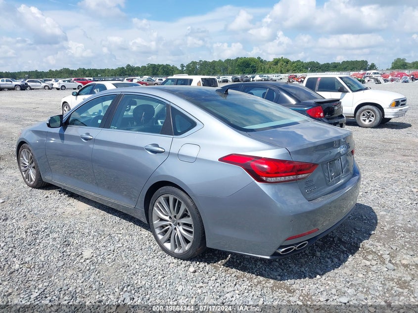 2015 Hyundai Genesis 5.0 VIN: KMHGN4JF7FU052829 Lot: 39864344