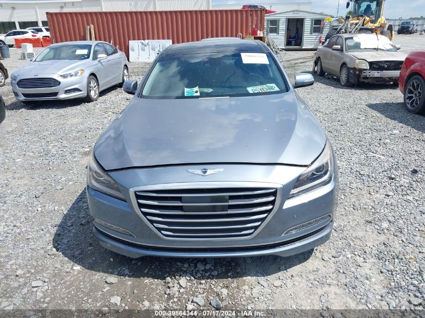 2015 Hyundai Genesis 5.0 VIN: KMHGN4JF7FU052829 Lot: 39864344