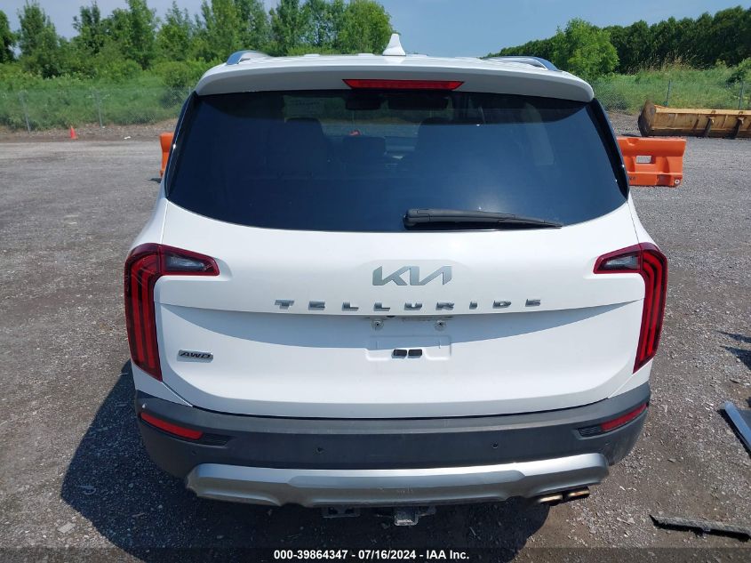 2022 Kia Telluride Sx VIN: 5XYP5DHC9NG215562 Lot: 39864347