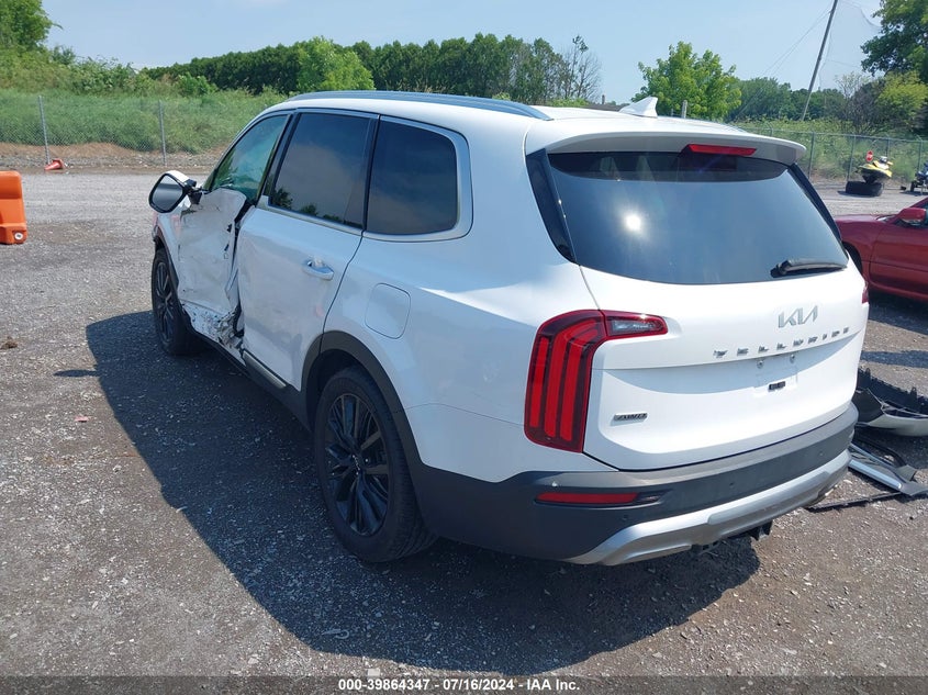 2022 Kia Telluride Sx VIN: 5XYP5DHC9NG215562 Lot: 39864347
