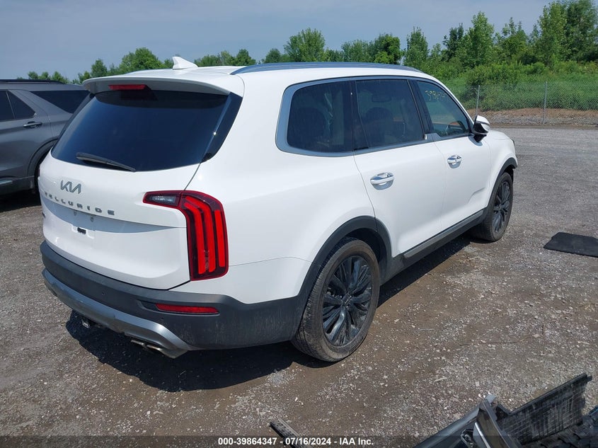 2022 Kia Telluride Sx VIN: 5XYP5DHC9NG215562 Lot: 39864347