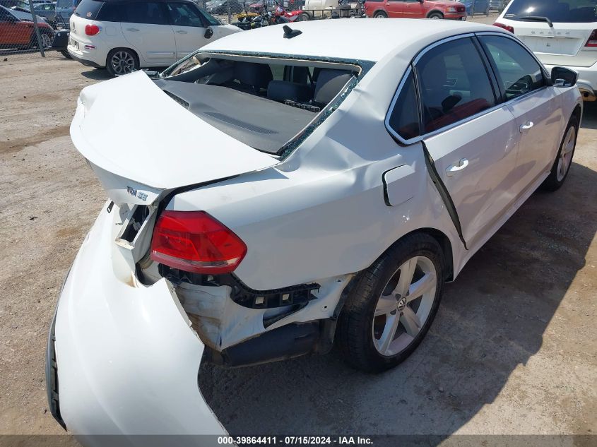 2013 Volkswagen Passat 2.0L Tdi Se VIN: 1VWBN7A31DC143083 Lot: 39864411