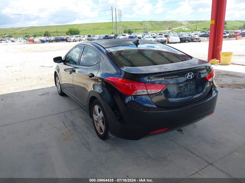 5NPDH4AE4DH234582 | 2013 HYUNDAI ELANTRA