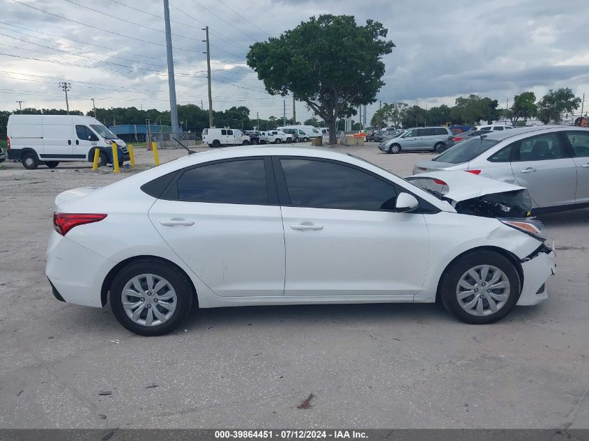 2022 Hyundai Accent Se VIN: 3KPC24A66NE166507 Lot: 39864451