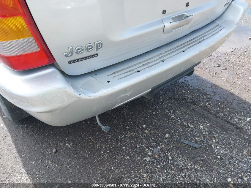 2003 Jeep Grand Cherokee Overland VIN: 1J8GW68J93C620354 Lot: 39864501